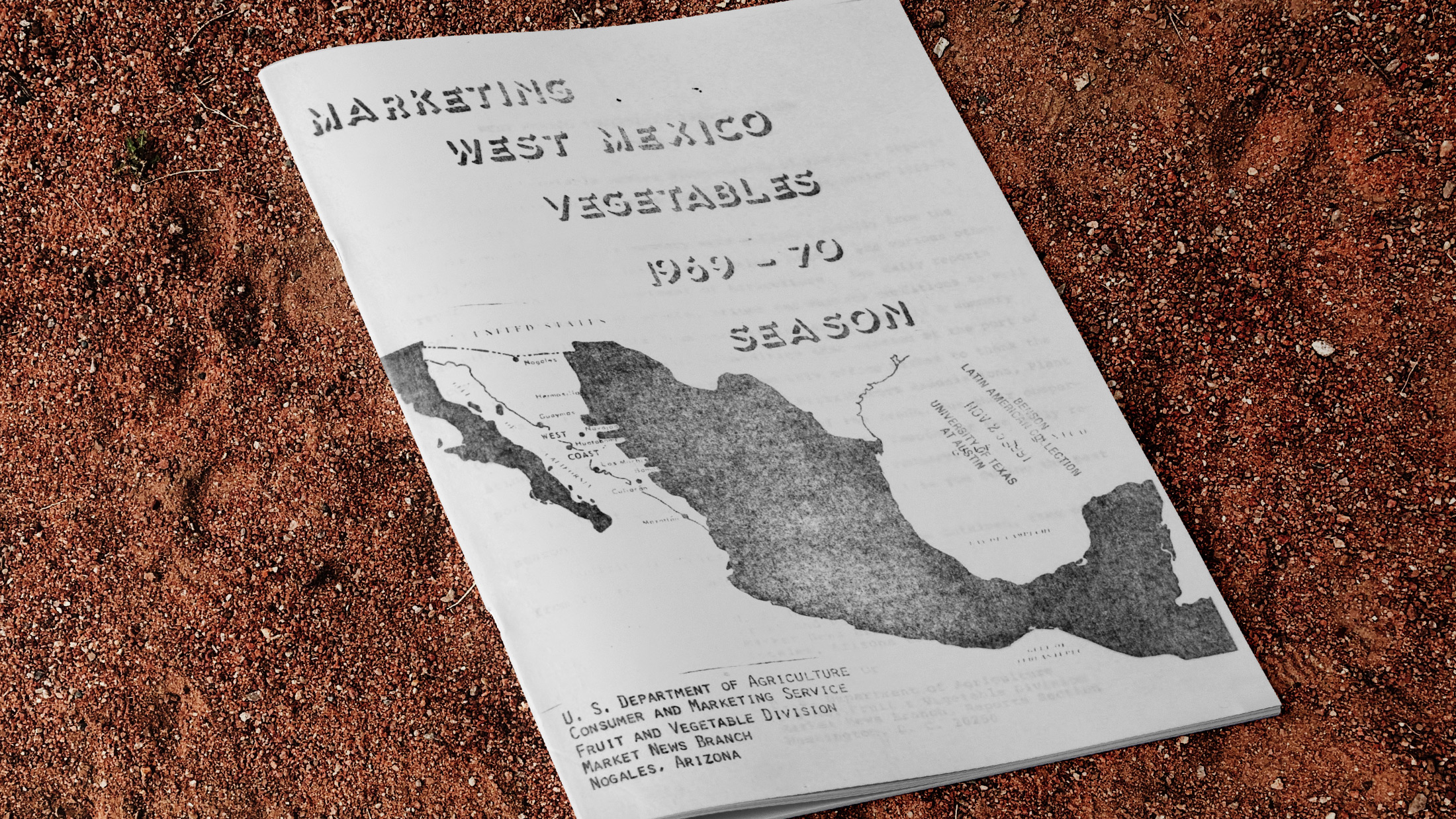 Marketing West Mexico Vegetables 1969-70 Season by USDA, Consumer and Marketing Service, Fruit and Vegetable Division, Market News Branch, Nogales Arizona